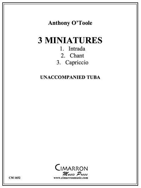 3 Miniatures : For Unaccompanied Tuba.