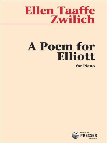 A Poem For Elliott : For Piano (2007).