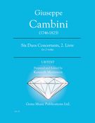 Six Duos Concertants, 2. Livre : For 2 Violas / Prepared and edited by Kenneth Martinson.