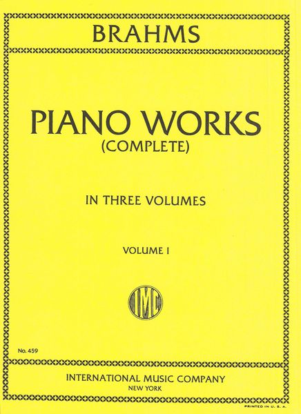 Complete Piano Works, Vol. I.