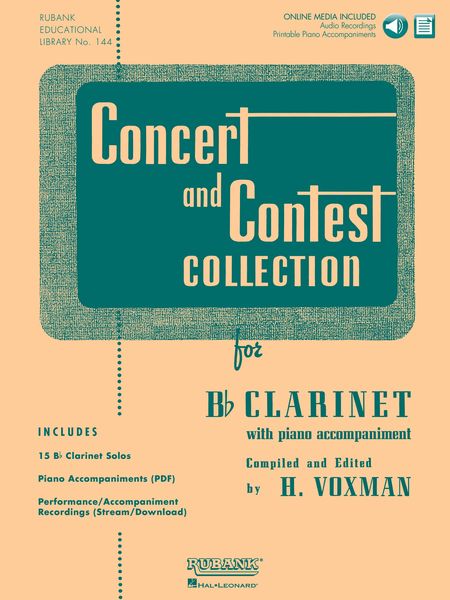 Concert and Contest Collection : For Clarinet In B Flat.