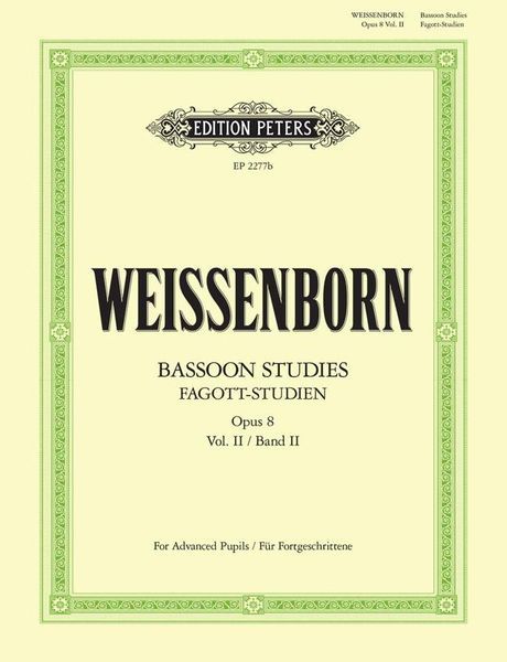 Fagott-Studien, Op. 8 : Vol. 2.