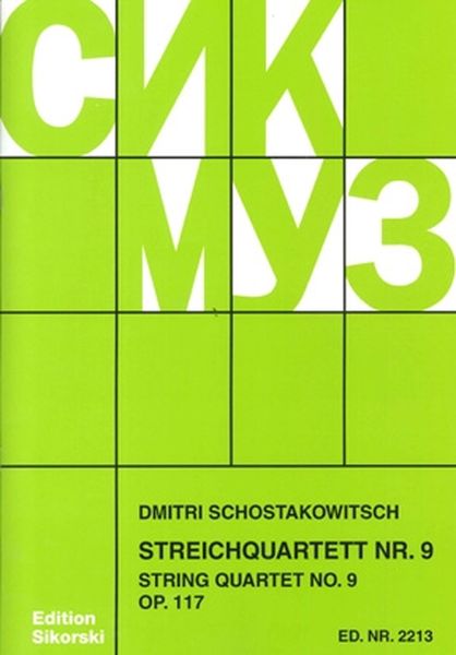 String Quartet No. 9, Op. 117.