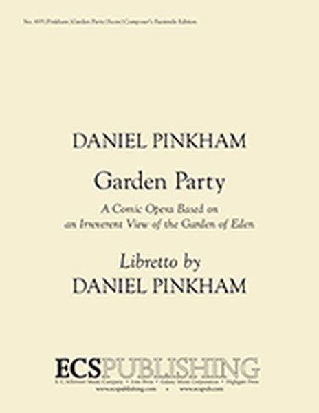 Garden Party. (Piano/Vocal)