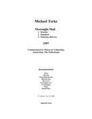 Overnight Mail : For Chamber Ensemble (1997) - Third Edition.