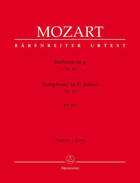 Symphony No. 25 In G Minor, K. 183 / edited by Hermann Beck.