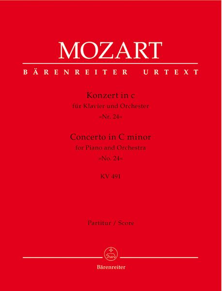 Concerto No. 24 In C Minor, K. 491 : For Piano and Orchestra / edited by Hermann Beck.