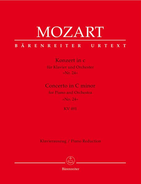 Concerto No. 24 In C Minor, K. 491 : For Piano and Orchestra - reduction For Two Pianos.
