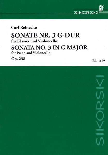 Sonata No. 3 In G Major, Op. 238 : For Piano and Violoncello / edited by Edwin Koch.