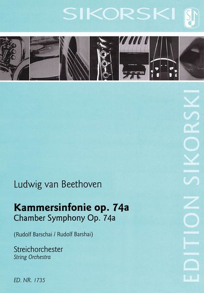 Kammersinfonie, Op. 74a : Für Streichorchester / edited and arranged by Rudolf Barshai.