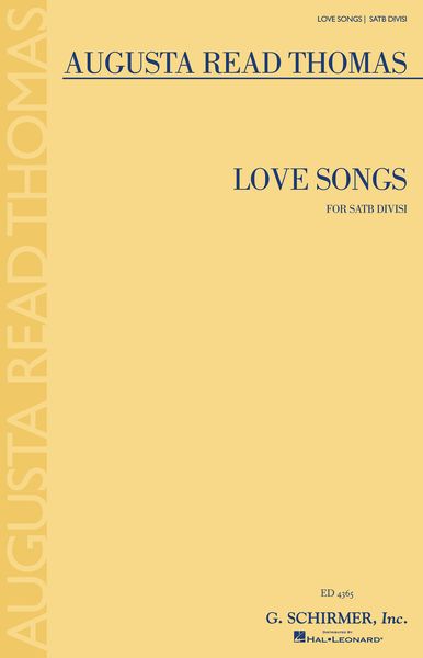 Love Songs : For SATB Divisi (1997).