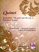 Quintet, Op. 75 : For Two Flutes, Viola, Guitar and Cello / edited by Janice Dockendorff Bolan.
