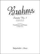 Sonata No. 1 In E Minor : For Trombone and Piano / arranged by Sauer.