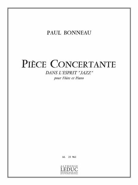 Piece Concertante : Dans L'Esprit Jazz Flute Trav. Et Piano.