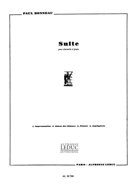 Suite : Pour Clarinette En Bb Et Piano.
