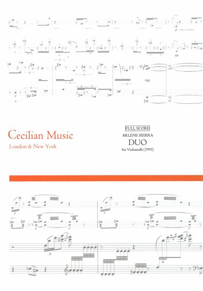 Duo For Violoncelli (1993, Rev. 1996).