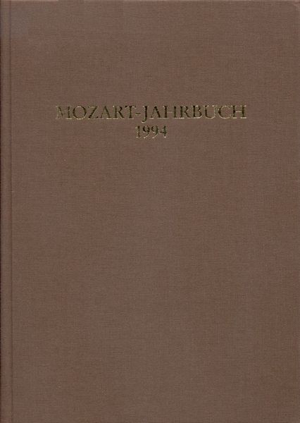 Mozart-Jahrbuch 1994.