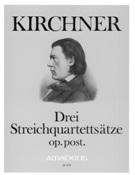 Drei Streichquartettsätze, Op. Post. / edited by Harry Joelson.