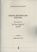 Overture To As You Like It, Op. 28 : For Orchestra.