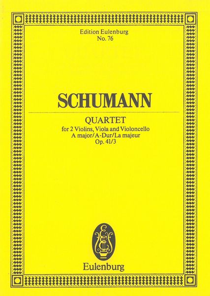 String Quartet No. 3, Op. 41.