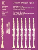 Konzert G-Durr : Für Oboe und Streichorchester - Ausgabe Für Oboe und Klavier / Hrsg. Alfred Hertel.