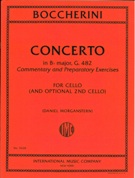 Concerto In B Flat Major, G. 482 - Commentary and Preparatory Exercises : For Cello.