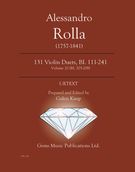 131 Violin Duets, Bi. 111-241 : Vol. 24 (Bi. 205-208) / edited by Galen Kaup.