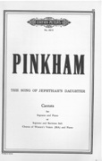 The Song Of Jephthah's Daughter : For Soprano and Piano (With Chorus).