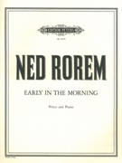 Early In The Morning : For Voice and Piano.