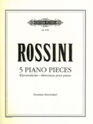 5 Piano Pieces / edited and Fingered by Soulima Stravinsky.