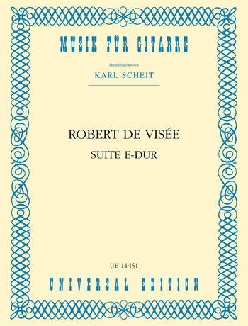 Suite In E Major : For Guitar.