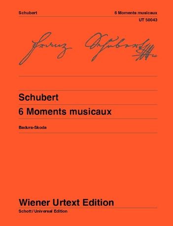 6 Moments Musicaux, Op. 94 (D 780) : For Piano.