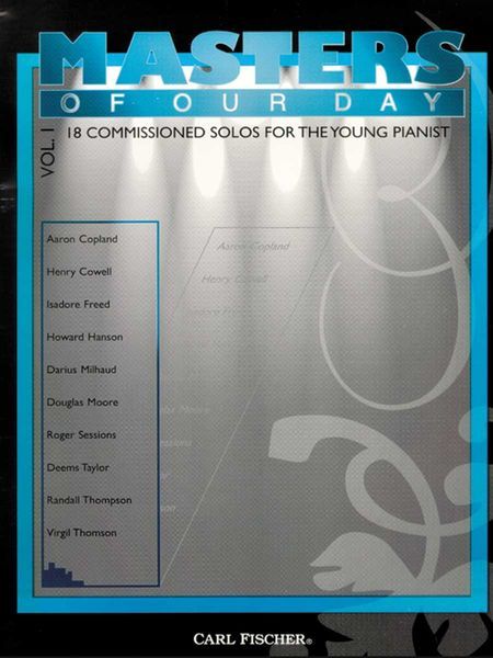 Masters Of Our Day, Vol. 1 : For Piano.