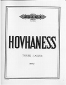 Three Haikus, Op. 113 : For Piano.