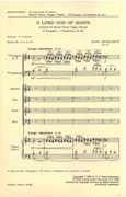 O Lord God Of Hosts, Op. 27 : For SATB Chorus and Organ Or Piano (2 Trombones Ad Lib.).