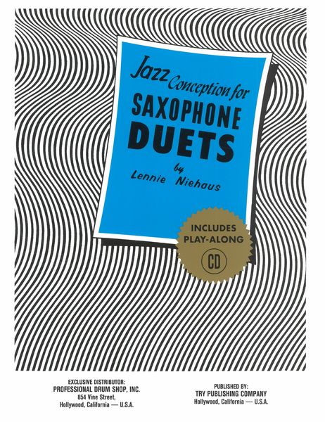 Jazz Conception For Saxophone Duets.