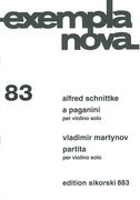 A Paganini : For Violin Solo.