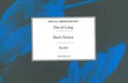 Burn Notice : For Flute, Cello and Piano (1988).