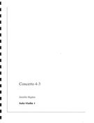 Concerto 4-3 : Version 2.