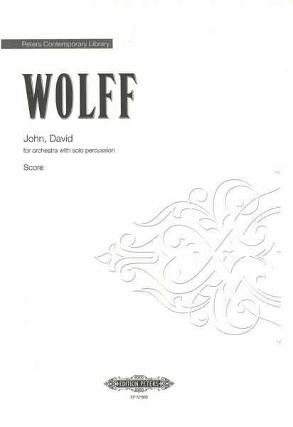 John, David : For Orchestra With Solo Percussion.
