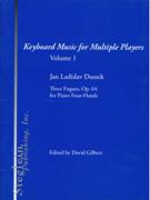 Three Fugues, Op. 64 : For Piano Four-Hands / edited by David Gilbert.
