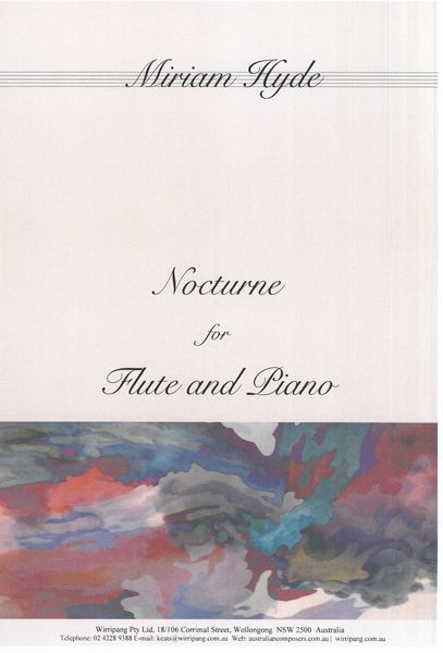 Nocturne : For Flute and Piano.