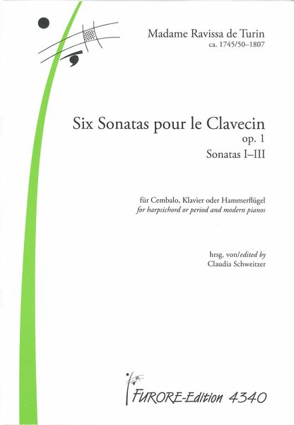 Six Sonatas, Op. 1 (Sonatas I - III) : Pour le Clavecin (For Harpsichord Or Period & Modern Pianos).