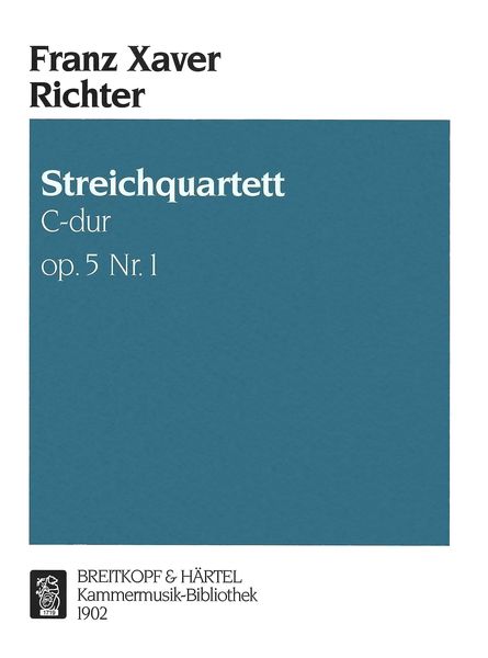 Streichquartett C-Dur Op. 5/1.