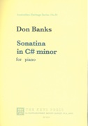 Sonatina In C Sharp Minor : For Piano.