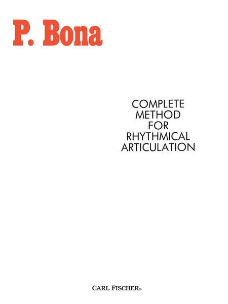 Complete Method For Rhythmical Articulation : For Voice.