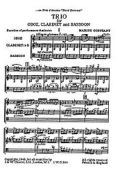 Trio : For Oboe, Clarinet & Bassoon.