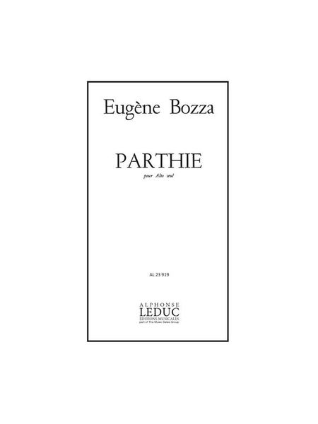 Parthie : Pour Alto Seul.