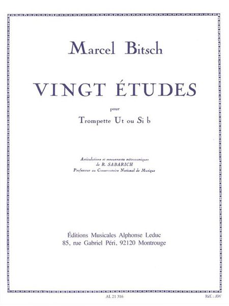 Vingt Etudes : Pour Trompette.