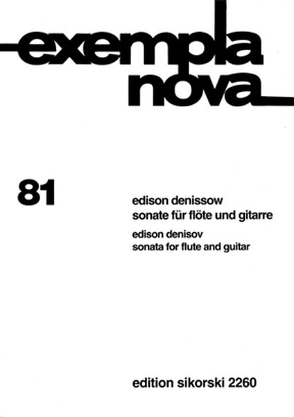 Sonata : For Flute and Guitar.
